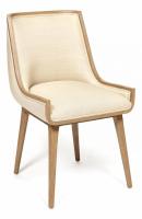 Кресло Secret de Maison BUGATTI ( mod. 20-35) красное дерево/ткань хлопок, 50*58*84 см, Античный дуб/ткань бежевая, ткань FP 028. Фото №1