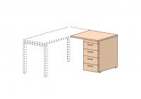 Тумба с ящиками ДСП Европа Лайт фото Тумба с ящиками ДСП Европа Лайт