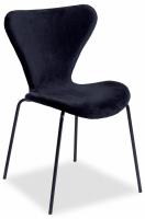 Стул Jacobsen SOFT (mod DC 103) / 1 шт. в упаковке металл/флок, 59x45.5x84.5, черный фото Стул Jacobsen SOFT (mod DC 103) / 1 шт. в упаковке металл/флок, 59x45.5x84.5, черный. Фото №1