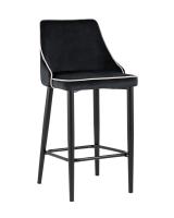 Стул полубарный Коби велюр черный Стул полубарный Коби велюр черный