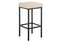 Барный стул Лофт кожзам d1 / черный матовый фото Барный стул Лофт кожзам d1 / черный матовый