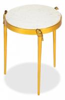 Столик кофейный Secret De Maison BIRDY ( mod. 12475 ) алюминиевый сплав/мрамор, 38*38*48,5 см, золотой/gold