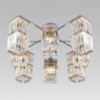 Потолочная люстра Eurosvet Barra 10100/8 хром/прозрачный хрусталь Strotskis фото Потолочная люстра Eurosvet Barra 10100/8 хром/прозрачный хрусталь Strotskis. Фото №1