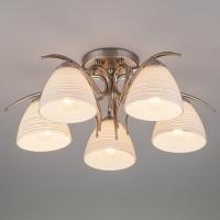 Потолочная люстра Eurosvet Megan 30121/5 сатин-никель. Фото №1