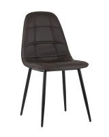 Стул Тейлор экокожа тёмно-коричневый. Фото №1