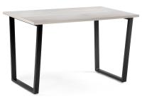 Стол деревянный Лота Лофт 140 25 мм юта / черный матовый