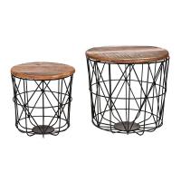 Набор из 2-х журнальных столиков Secret De Maison Jimmy (mod. M-8141) (Натуральный) фото Набор из 2-х журнальных столиков Secret De Maison Jimmy (mod. M-8141) (Натуральный)