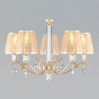 Подвесная люстра Eurosvet Alcamo 60103/5 перламутровое золото фото Подвесная люстра Eurosvet Alcamo 60103/5 перламутровое золото. Фото №1