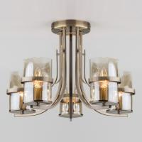 Потолочная люстра Eurosvet Coppa 60085/5 античная бронза фото Потолочная люстра Eurosvet Coppa 60085/5 античная бронза. Фото №1