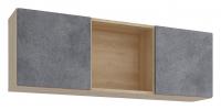 Киото СТЛ.339.04 Полка навесная Дуб небраска/Бетон тёмный