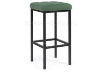 Барный стул Лофт катания изумруд / черный матовый