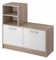 Лофт-2 СТЛ.117.01М Тумба Дуб сонома/Белый фото Лофт-2 СТЛ.117.01М Тумба Дуб сонома/Белый