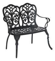 Скамья Secret De Maison Symphonie  сплав металла/алюминий, 95х56х92см, черный. Фото №1