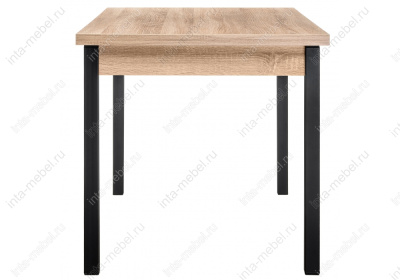 Стол деревянный Оригон сонома / черный матовый. Фото №5