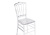 Пластиковый стул Chiavari white фото Пластиковый стул Chiavari white. Фото №5