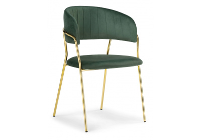 Стул Kamelia dark green / gold фото Стул Kamelia dark green / gold. Фото №2