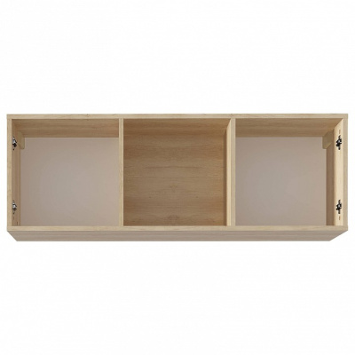 Киото СТЛ.339.04 Полка навесная Дуб небраска/Бетон тёмный. Фото