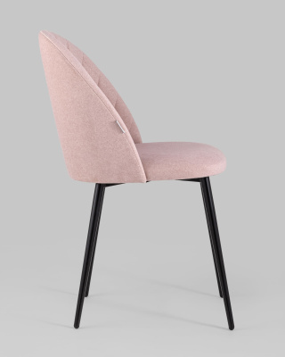 Стул Марсель микровелюр розовый. Фото