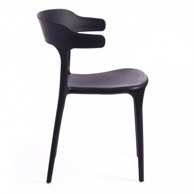 Стул TON (mod. PP-106) пластик, 50 х 50 х 76 см, черный 3010 (поставляется по 4 шт). Фото №2