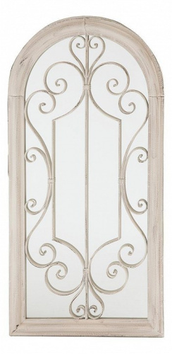 Зеркало садовое Secret de Maison EGLISE (mod. PL08-34270) металл, 50,5х4,5х141,5см, белый антик (antique white). Фото №1