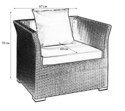 Кресло Maui фото Кресло Maui. Фото №3