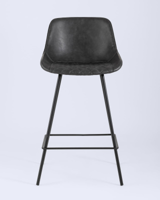 Стул полубарный TEXAS экокожа серый фото Стул полубарный TEXAS экокожа серый. Фото №5