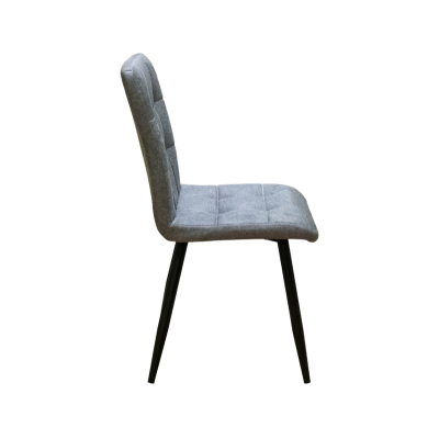 Стул Доби (Каркас (муар черный) тк. коллекции Safari серый 018) фото Стул Доби (Каркас (муар черный) тк. коллекции Safari серый 018). Фото №3