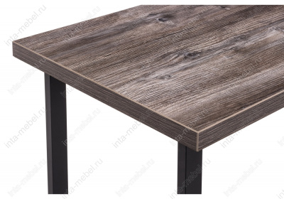 Стол Лофт дуб рошелье / черный матовый. Фото