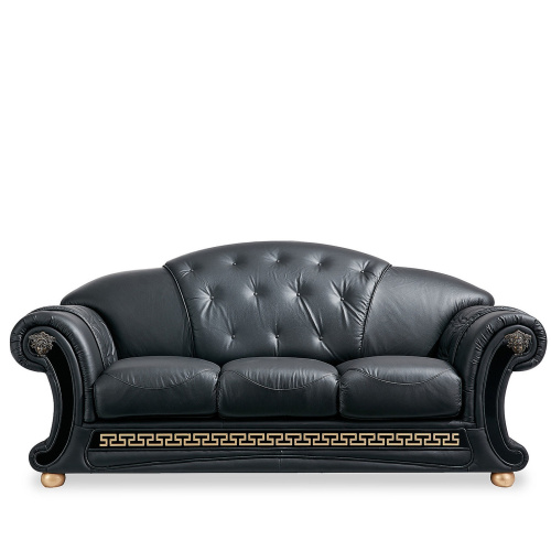 Диван Versace 3-х местный черный. Фото №1
