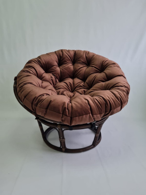 Подушка для кресла Папасан, цвет: коричневый. Фото