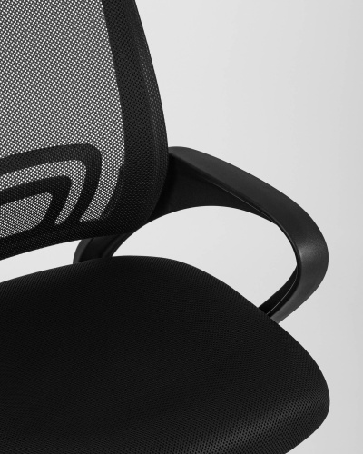 Кресло офисное TopChairs Simple черное. Фото №10