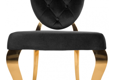 Стул Odda черный / золотой. Фото