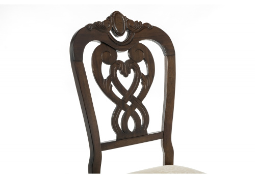 Стул деревянный Rosi cappuccino / brown. Фото №3