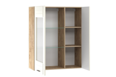 Шкаф навесной НМ 011.29 Livorno, Софт Панакота, Дуб Бунратти. Фото