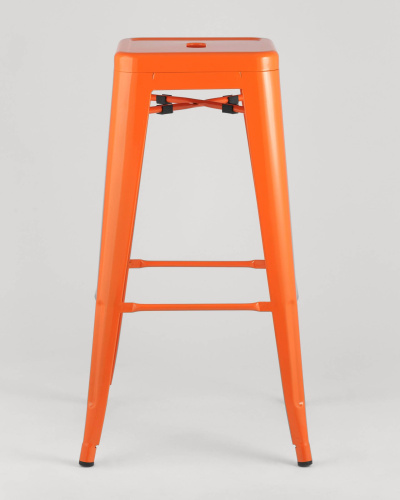 Стул барный TOLIX оранжевый глянцевый. Фото №5