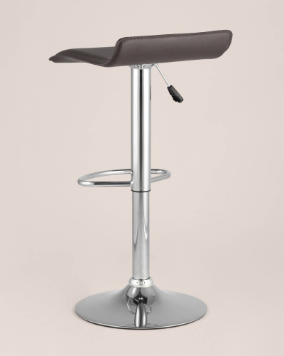 Стул барный Хай-Тек коричневый. Фото №5