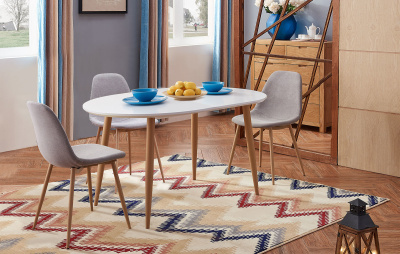 Стол DT-95D (120) белый (Universal) фото Стол DT-95D (120) белый (Universal). Фото