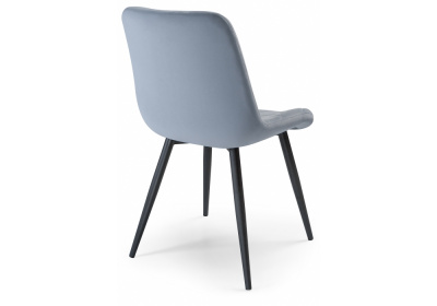 Стул Fox light blue / black фото Стул Fox light blue / black. Фото №4