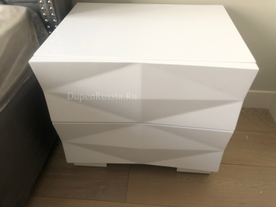 Тумба прикроватная М-153 белая. Фото