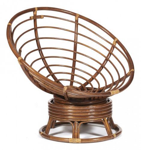 Кресло-качалка PAPASAN w 23/01 B / без подушки / walnut (грецкий орех). Фото №1