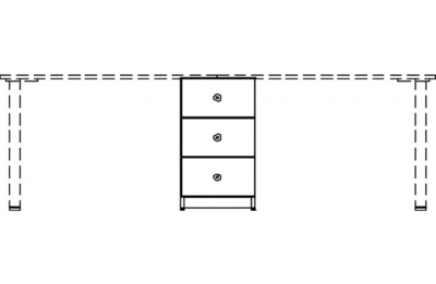 Тумба под стол Силуэт. Фото
