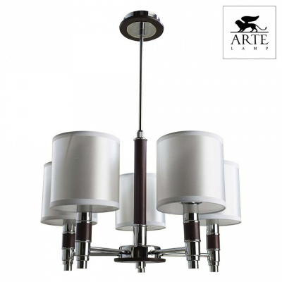 Люстра на штанге Arte Lamp Circolo A9519LM-5BR фото Люстра на штанге Arte Lamp Circolo A9519LM-5BR. Фото №2