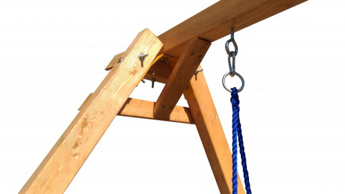 Качели детские Р911-27, коричневый. Фото №7