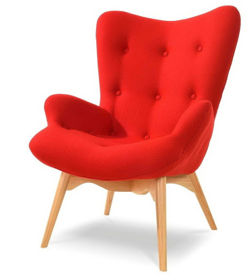 Кресло DC917 red-красное. Фото №3