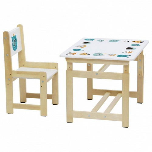 Набор учебный Polini kids Eco 400 SM, белый. Фото №1