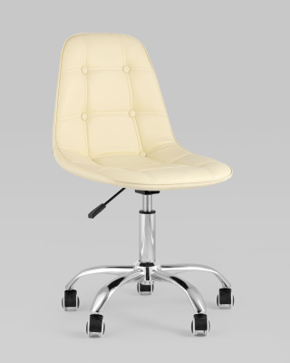 Стул офисный Тейлор экокожа бежевый. Фото