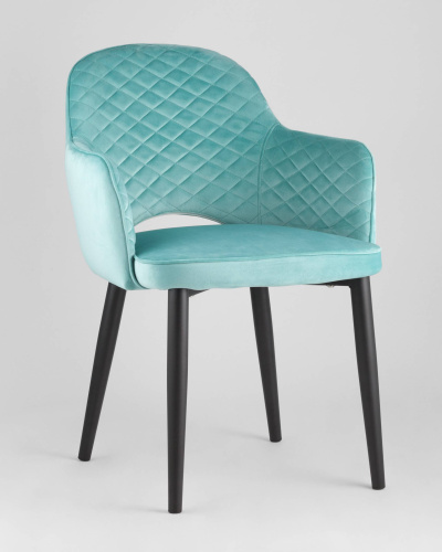 Стул Венера диамант велюр мятный. Фото №3