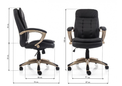 Компьютерное кресло Palamos черное. Фото