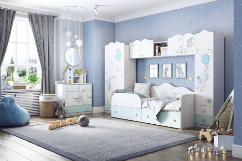 Бонни Полка белый рамух/Кэнди. Фото №2