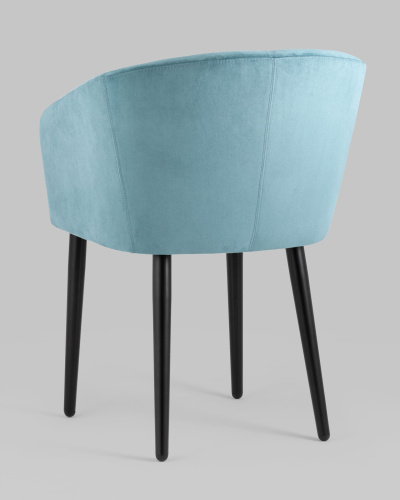 Кресло Ральф велюр пыльно-голубой. Фото №7